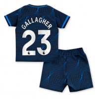 Chelsea Conor Gallagher #23 Replika babykläder Bortaställ Barn 2023-24 Kortärmad (+ korta byxor)